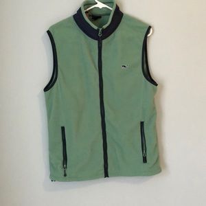Vineyard vines green and navy vest
